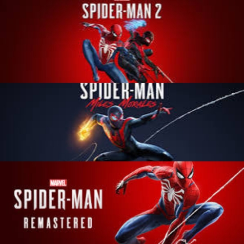  Spiderman 2 + Spiderman Miles Morales + Spiderman Remastered + Garanti